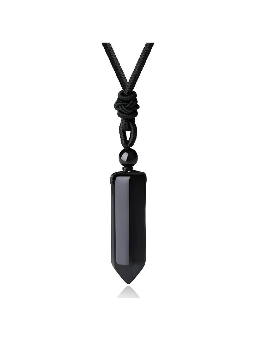 Hexagonal Point Healing Crystal Natural Stone Pendant Necklaces Gemstone
